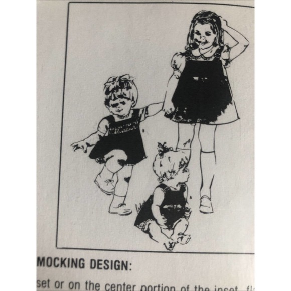 Toddler Buckle Jumpsuit Pattern by Creative Keepsakes Size 1,2,3,4 - Picture 3 of 4